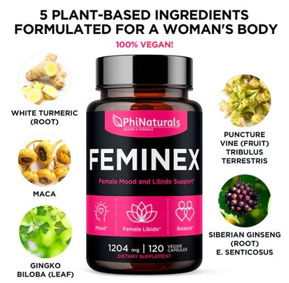 Feminex: Un potenciador del deseo sexual para mujeres, Pastillas potenciadoras de la libido femenina PhiNaturals