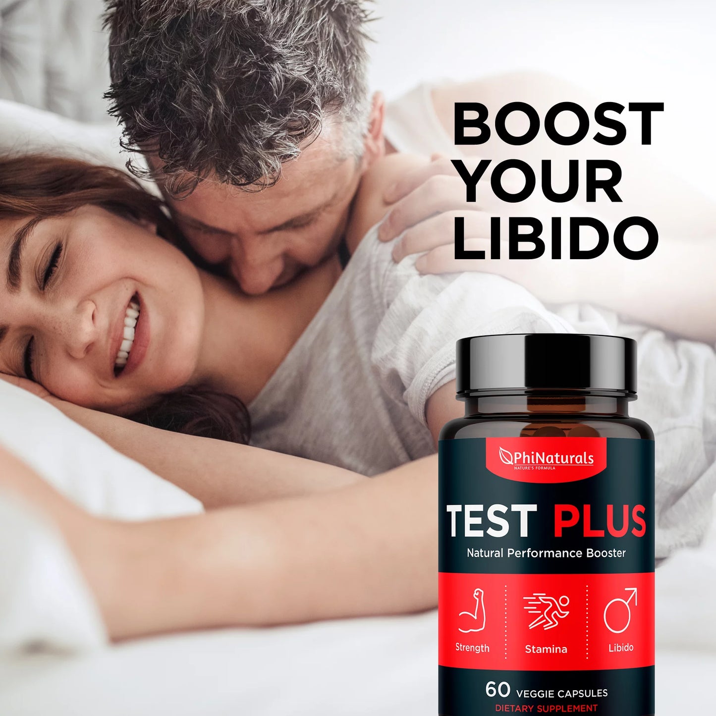 Testosterone Booster – Muscle Growth – Libido Booster for Men Strength Sex Drive Endurance – Male Enhancement Pills – Male Supplement – Testosterone Supplement Pills for Men by