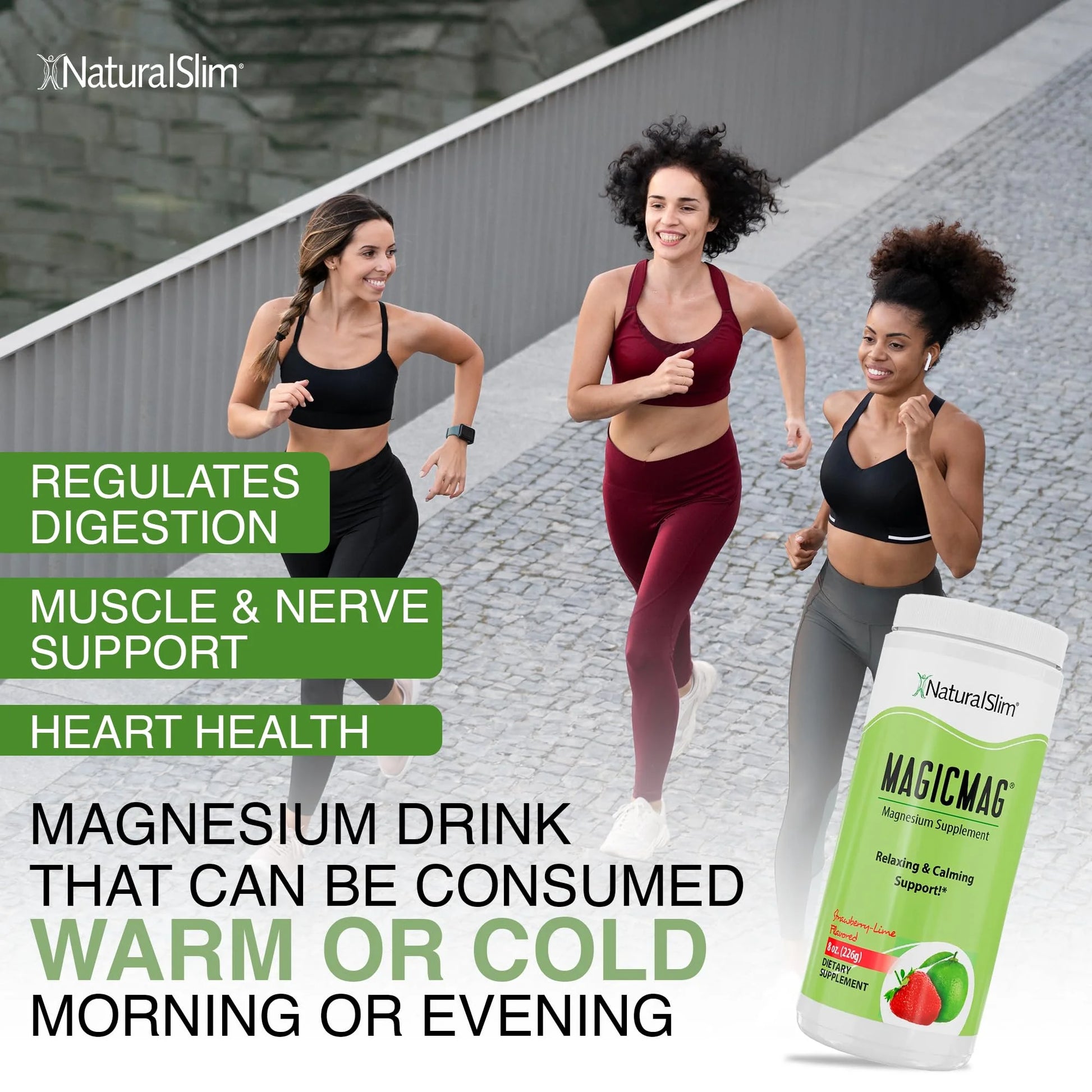 Magicmag® Magnesium Citrate Powder - anti Stress Drink Mix - 8Oz